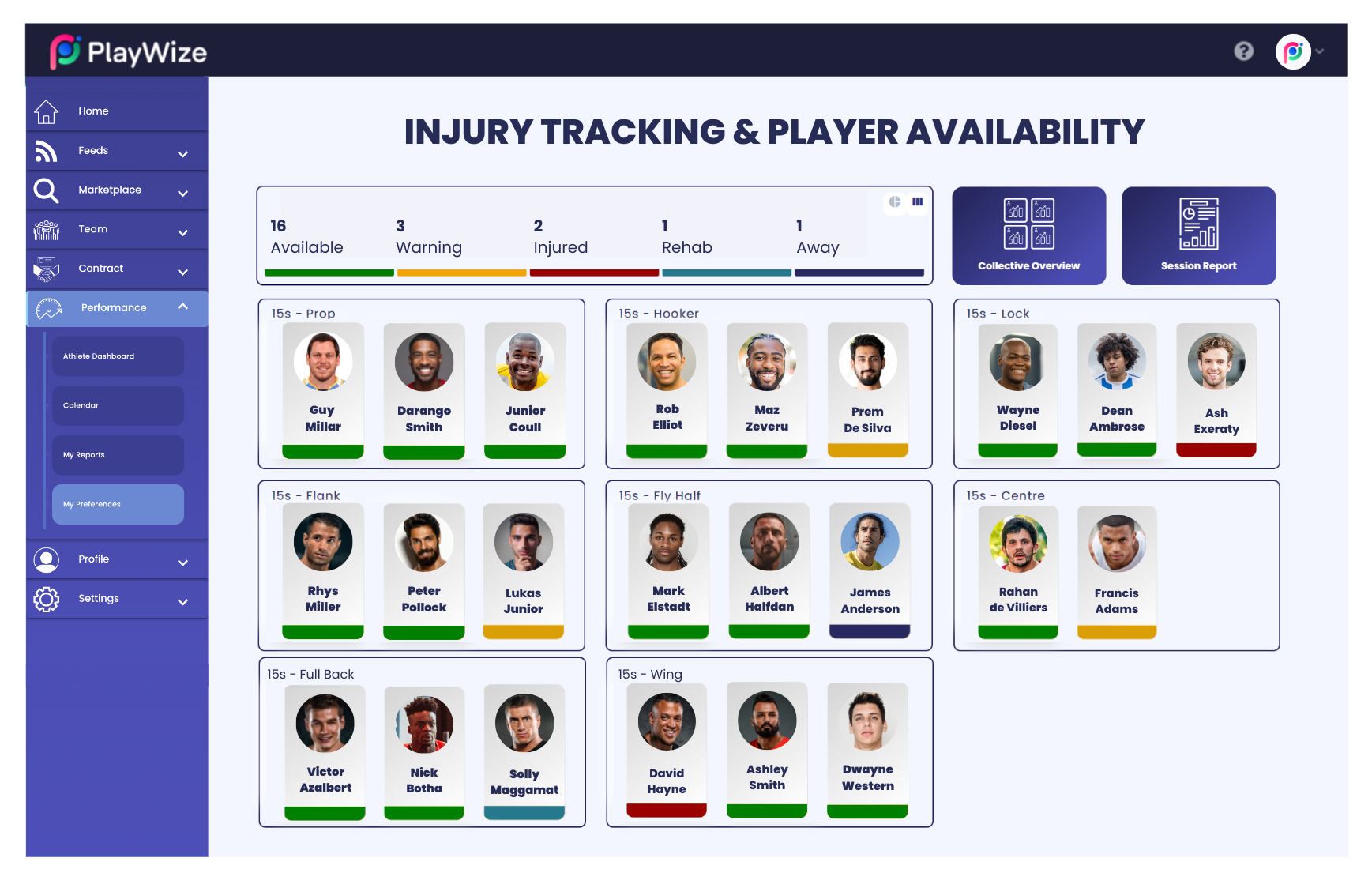 Injury Tracking & Player Availability